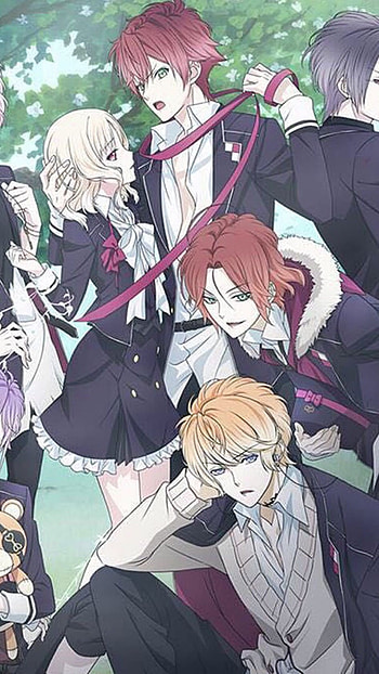 Diabolik Lovers, Vampire Cartoon HD phone wallpaper