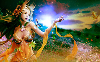 Sylvia, League of Angels HD wallpaper