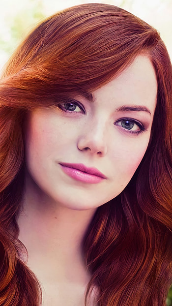 Emma Stone, , cat HD phone wallpaper