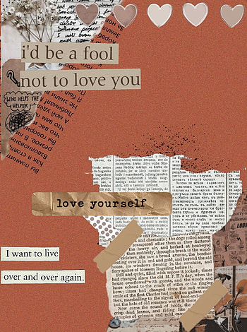 Brown aesthetic, Paper, Quotes HD phone wallpaper