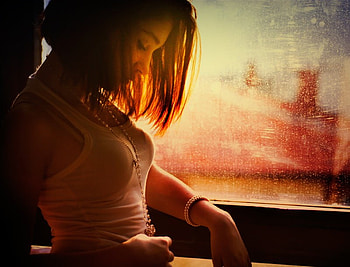 Sunrise, model, female HD wallpaper