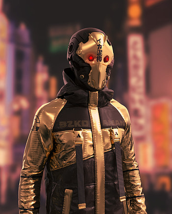 Art, Inscription, Robot, Cyborg, Costume HD phone wallpaper