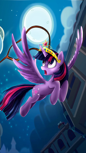 Moonlit Twilight Sparkle — My Little Pony , Twilight Sparkle, TV Show, My Little Pony: Friendship Is Magic HD phone wallpaper
