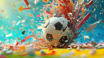 Explosive Soccer Celebration, soccer ball, soccer, explosion, Sports, ball HD wallpaper