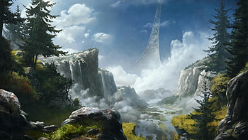 Halo Reach, Halo Ring HD wallpaper