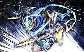 Gusion Cosmic Gleam, grunge art, Mobile Legends, creative, Legend Skin, Gusion, blue abstract rays, Cosmic Gleam, Gusion Mobile Legends HD wallpaper