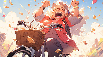Joyful Grandmother Celebration - AI Art, woman, Grandmother HD wallpaper