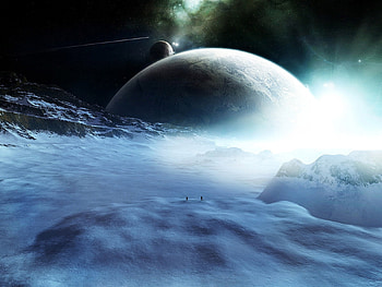 Landscape, Art, Planets, Universe HD wallpaper