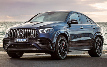 Mercedes-AMG GLE 63 S Coupe, front view, exterior, black GLE 63 S Coupe, German cars, Mercedes HD wallpaper