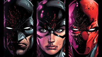 Three Jokers, Batman, Batgirl, Red Hood, DC Comics HD wallpaper
