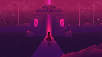 Hope Gate Minimalist, minimalist, minimalism, digital-art, artstation HD wallpaper