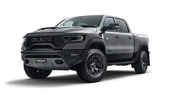Black, Dark, Grey, Ram, 1500 TRX, 2022, Car, White, Background Cars HD wallpaper