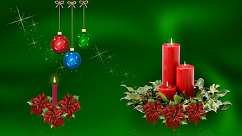 Christmas Candles, holidays, amazing, christmas, beauty HD wallpaper