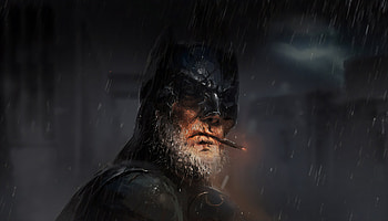 Old Batman, batman, superheroes, digital-art, artwork, artstation HD wallpaper