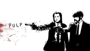 movies, Pulp Fiction, Samuel L. Jackson, John Travolta / and Mobile Backgrounds HD wallpaper