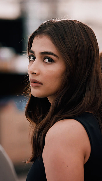 Pooja Hegde, eye, raw, beast HD phone wallpaper