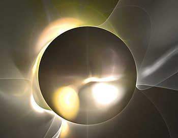 Eclipse, abstract HD wallpaper