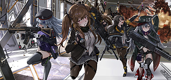 Girls' Frontline, soldiers' gang HD wallpaper