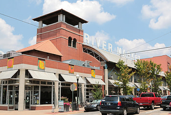 River Market District, Downtown Little Rock, Vibrant atmosphere, Shopping and dining HD wallpaper