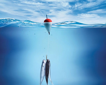 3 in 1!, trapped, 3d, fish, deep sea, water HD wallpaper