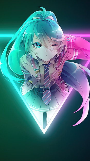 Hatsune Miku, Girly HD phone wallpaper
