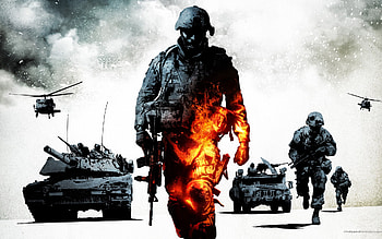 Battlefield Bad Company, battlefield, war zone, modern warfare, bad company, fight, war HD wallpaper
