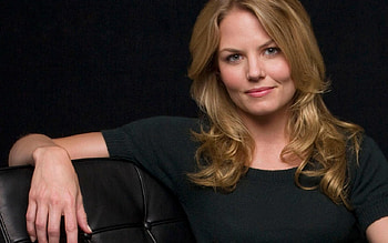 Jennifer Morrison, black dress, blond hair, blue eyes, smile, long hair, actress, female HD wallpaper