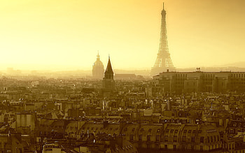 Paris Skyline, Eiffel Tower view, Paris travel, Skyline HD wallpaper