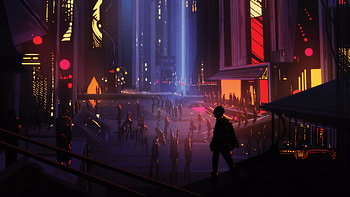 New Urban Place , scifi, artist, artwork, digital-art HD wallpaper