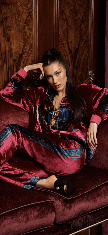 Bella Hadid, Versace 2019, X HD phone wallpaper