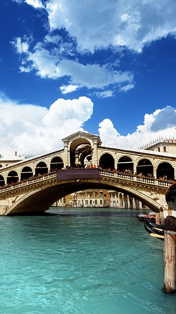 Venice river, Venezia Italia, Venice Italia, Man-made Venice HD phone wallpaper