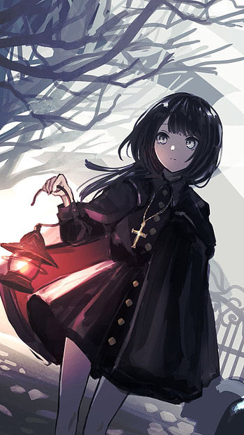 Lantern Maiden — Midnight Anime Girl, Anime, girl, anime girl HD phone wallpaper