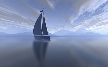 Sailfish, Nature, Sea, Fog, Sailboat HD wallpaper