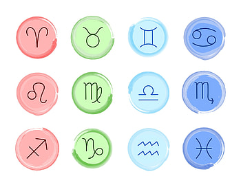 Astrological signs, Zodiac symbols, Astrological elements, Vector art HD wallpaper