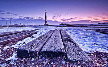 Landscape, Lighthouses HD wallpaper