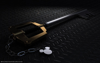 Kingdom Hearts Keyblade HD wallpaper