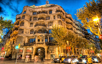 Building, Street, Architecture, Barcelona, , , City, Cityscape HD wallpaper