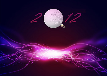 2012, happy new year, dark pink, merry christmas HD wallpaper