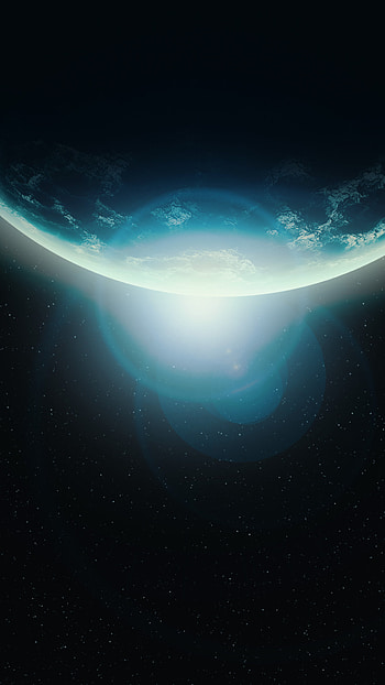 Planet, Lens Flare HD phone wallpaper