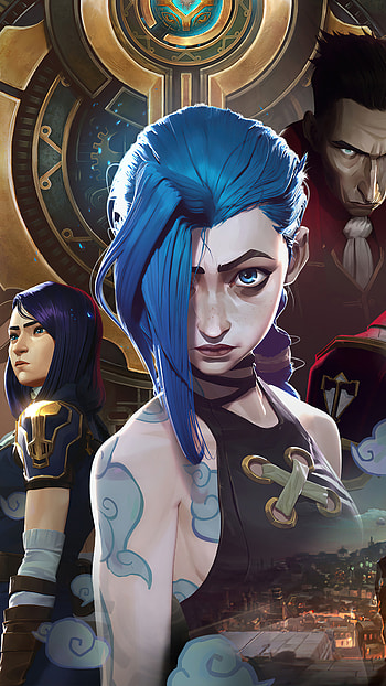 Jinx Arcane, tek0x HD phone wallpaper
