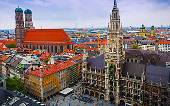 Marienplatz, Munich HD wallpaper