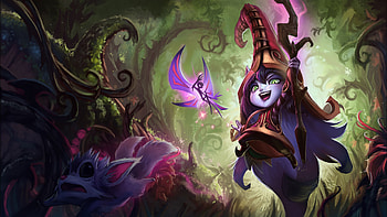 League of Legends, Chibi, Lulu, Artistic HD wallpaper
