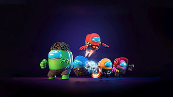 Avengers, Among Us HD wallpaper
