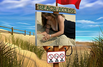 milly, beach HD wallpaper