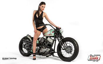 Chopper Girls Motorcycle HD wallpaper