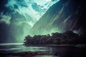 Mist From The Waterfalls , waterfall, mountains, nature HD wallpaper