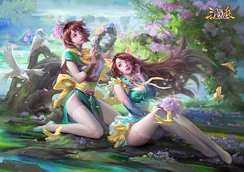 Fantasy Women, Women, three, Elf, Fantasy HD wallpaper