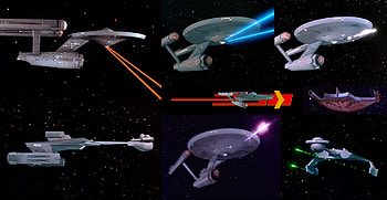 Star Trek: The Original Series - Starships, starships, Klingon, TOS, Romulan, Federation, Star Trek, spaceships, Original Star Trek HD wallpaper