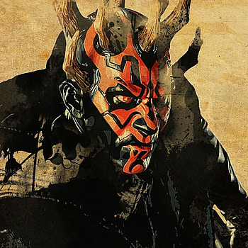 Preview star wars, darth maul, art HD phone wallpaper