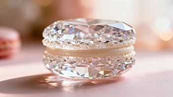 Crystal Macaron —, Macaron, Crystal HD wallpaper